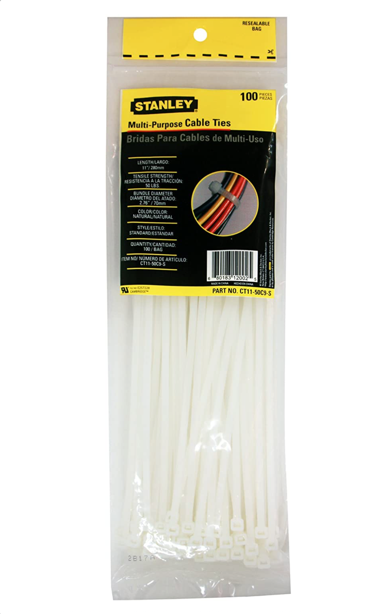 CableTies 1150Lb - Clear