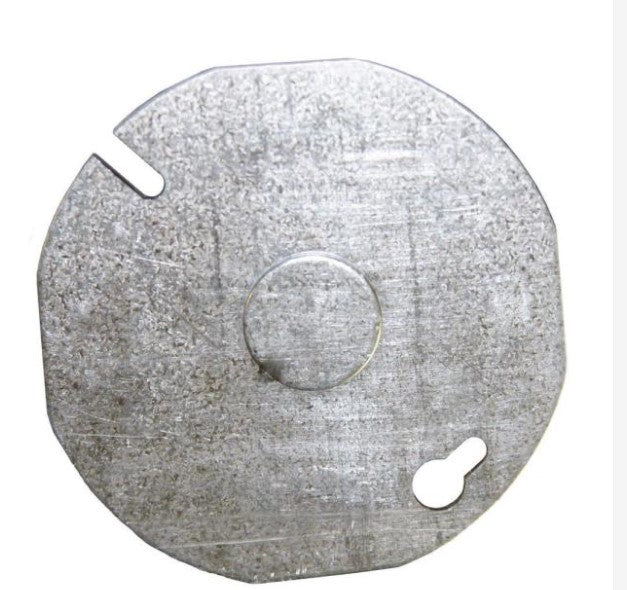 3 1/2" Round Blank Cov 1/2" KO
