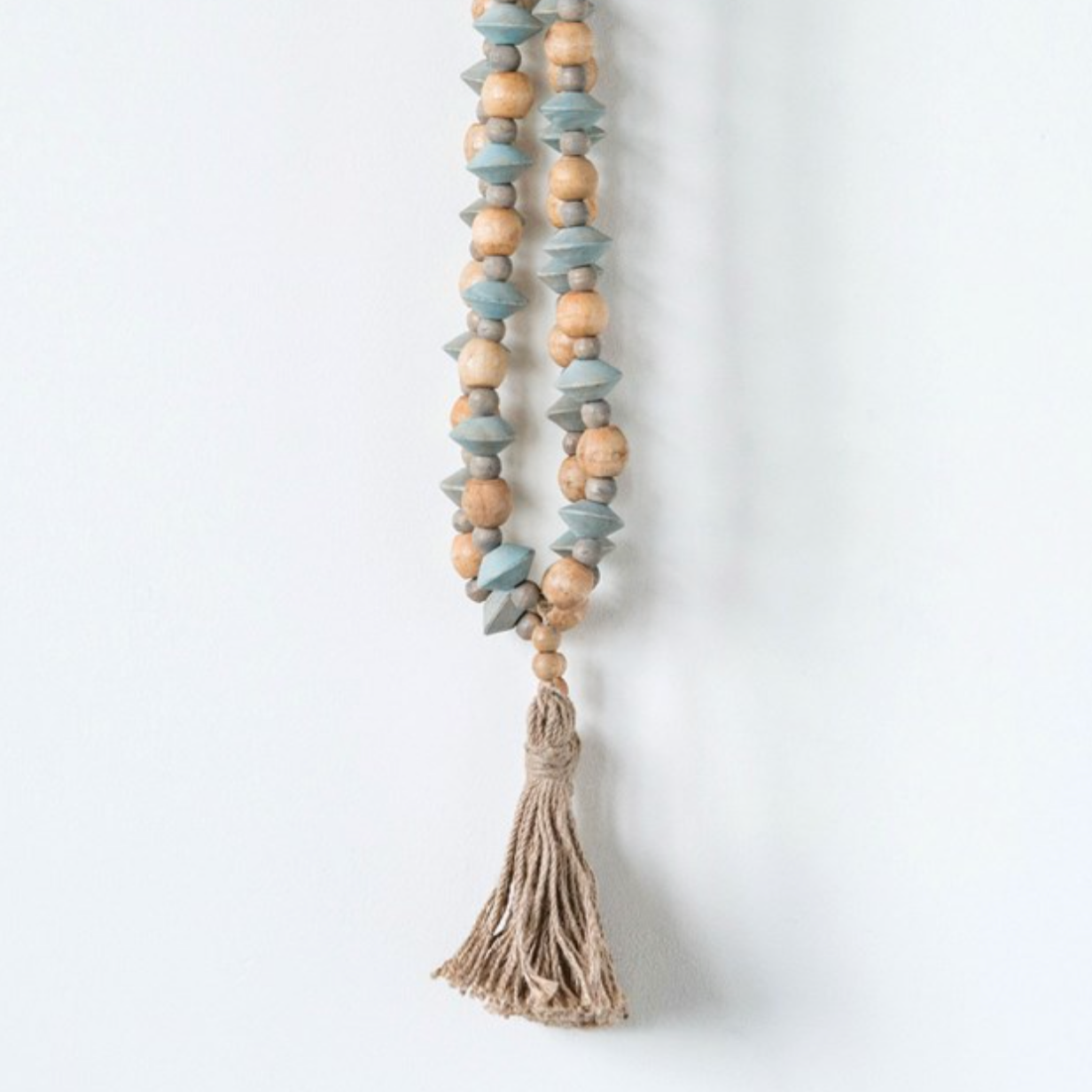 Abaca Bead Strand w/ Tassel