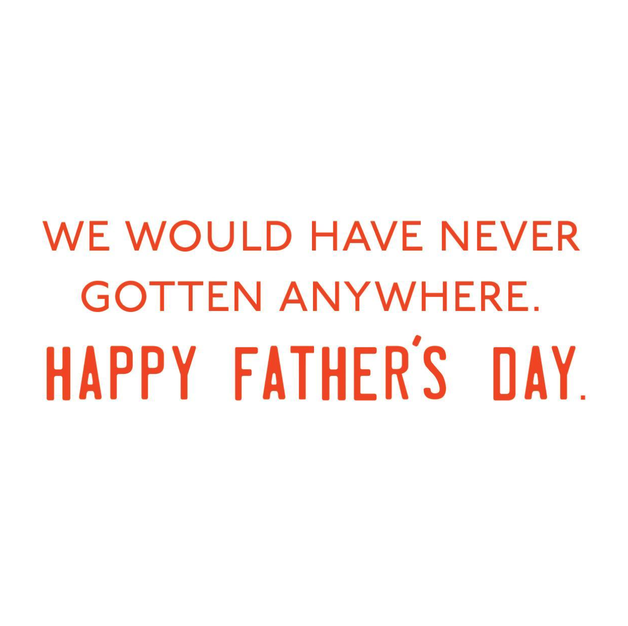 Dear Dad Father's Day Card