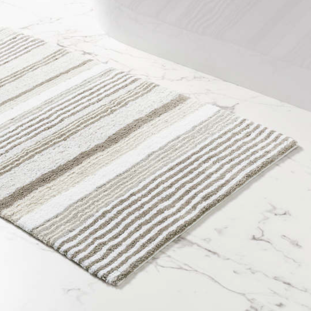 Gradation Stripe Bath Mats