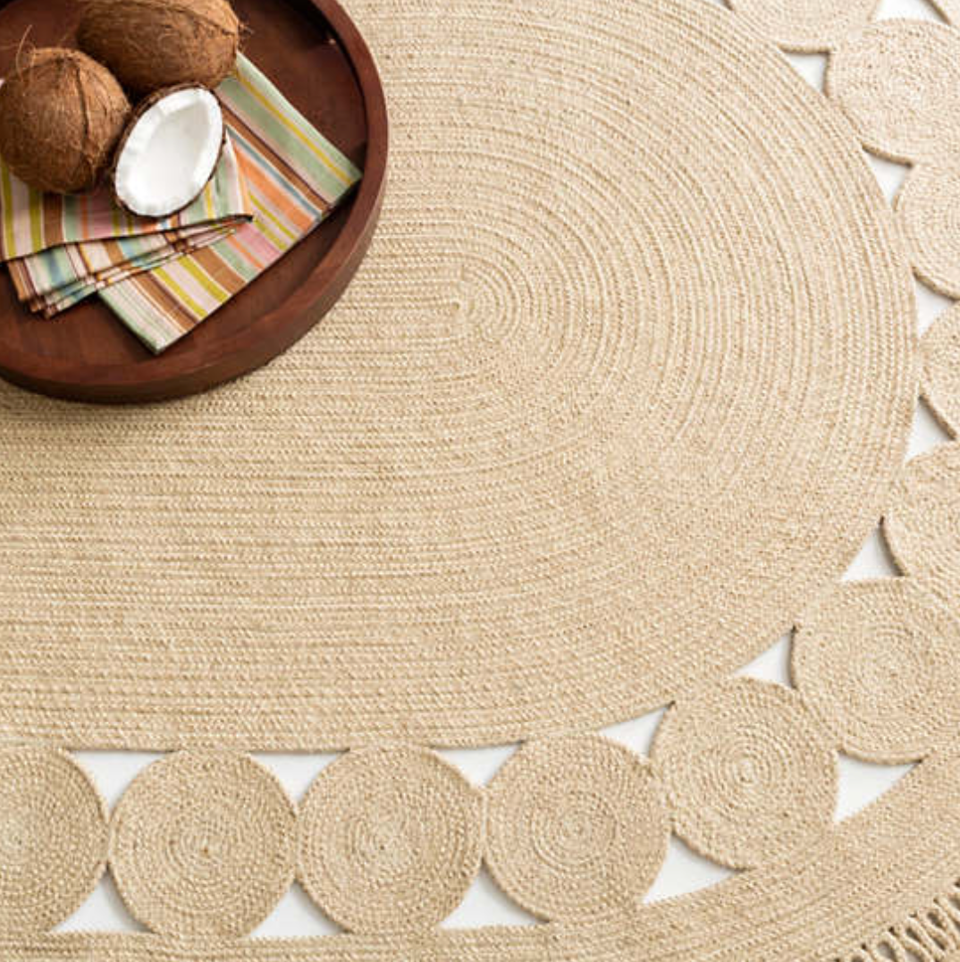 Natural Reef Oval Indoor/Outdoor Rug