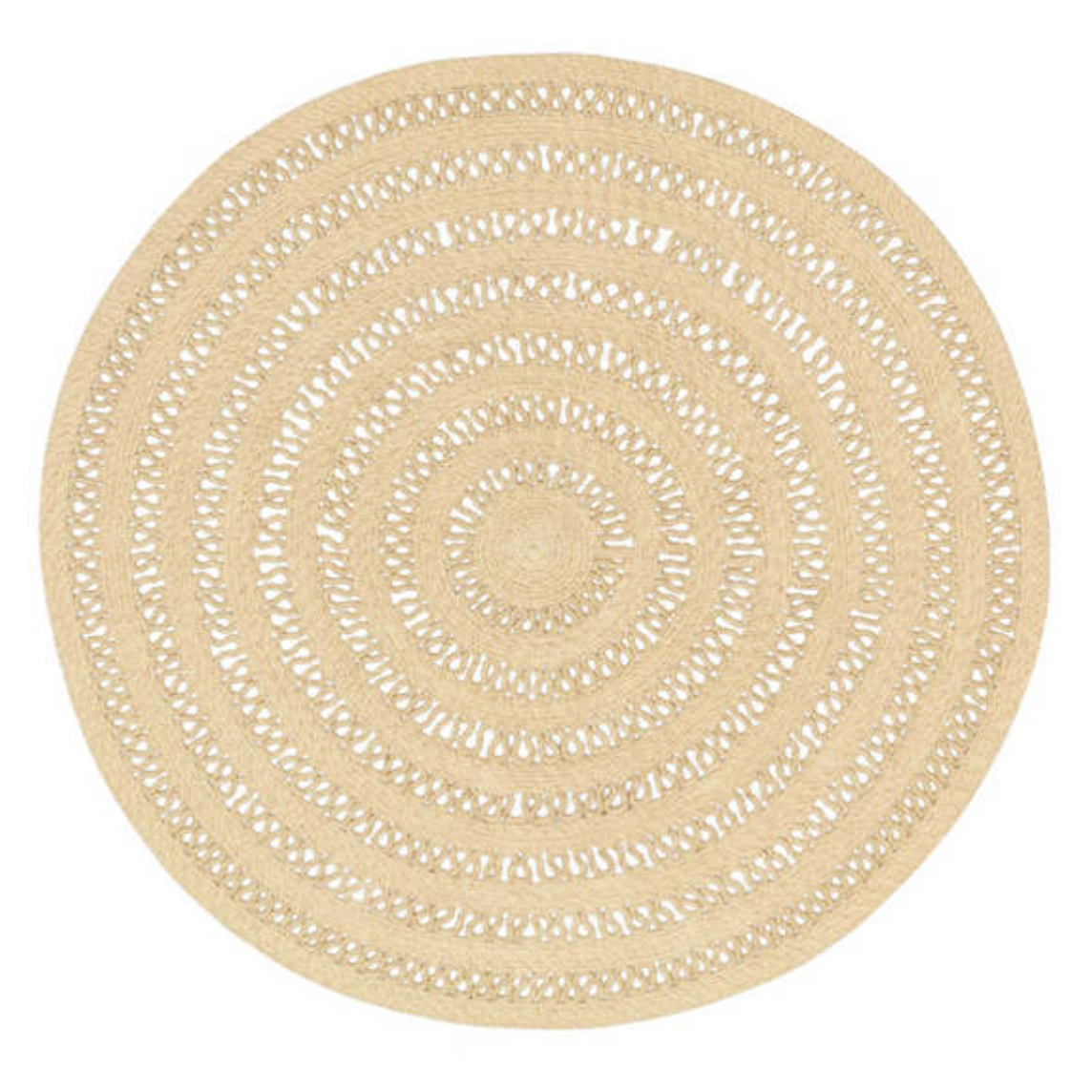 Bowline Natural Round Rug