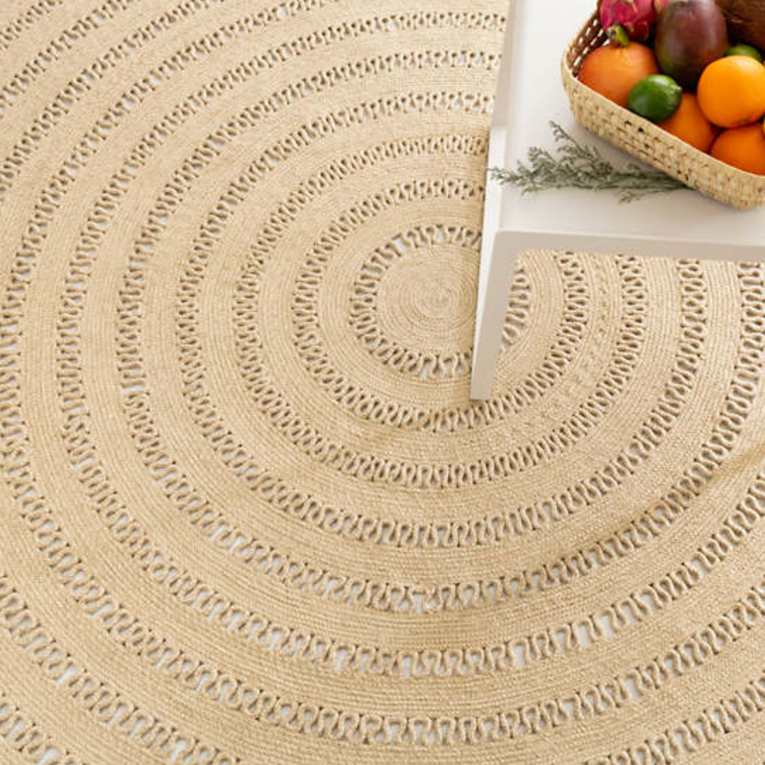 Bowline Natural Round Rug