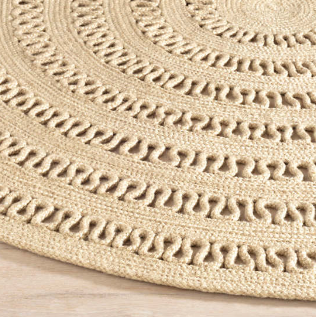 Bowline Natural Round Rug