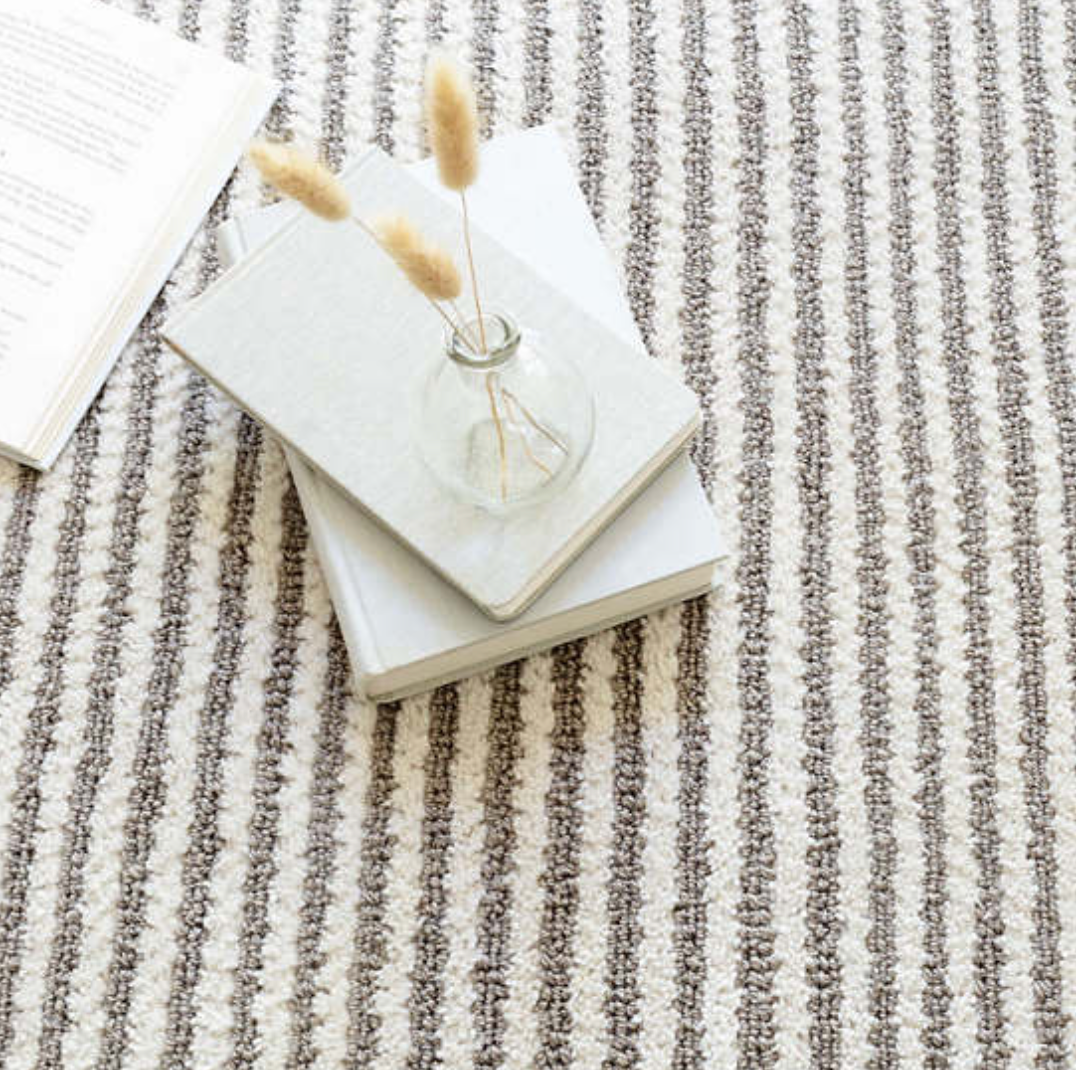 Shear Stripe Grey Rug