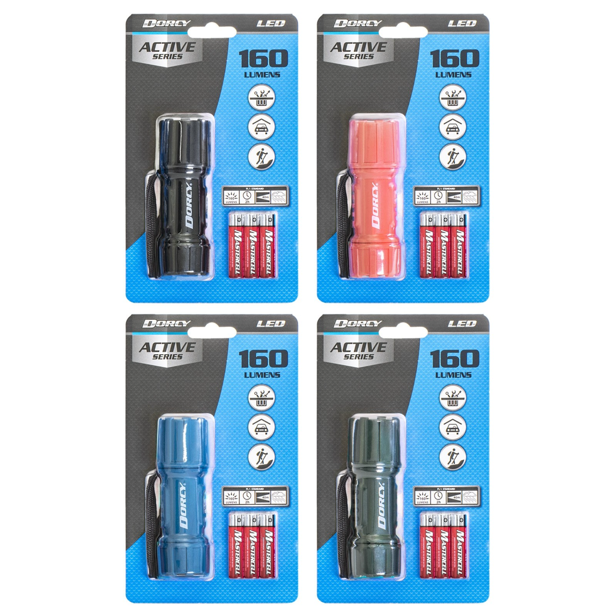 Active Personal LED Flashlight