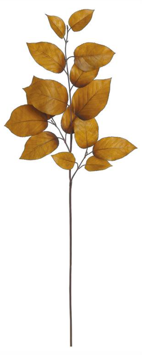 29" Autumn Salal Leaf Spray - Coffee
