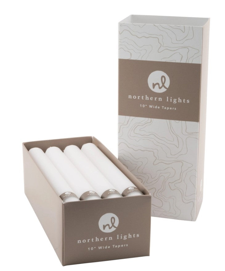 10" Taper - Pure White