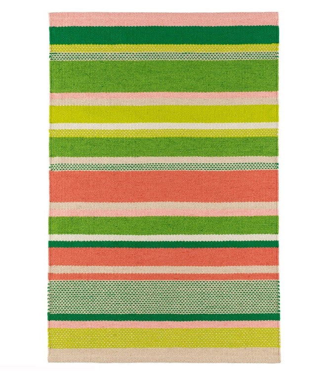 Seed Stitch Watermelon Rug