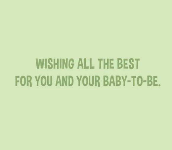 Daisy Baby Card