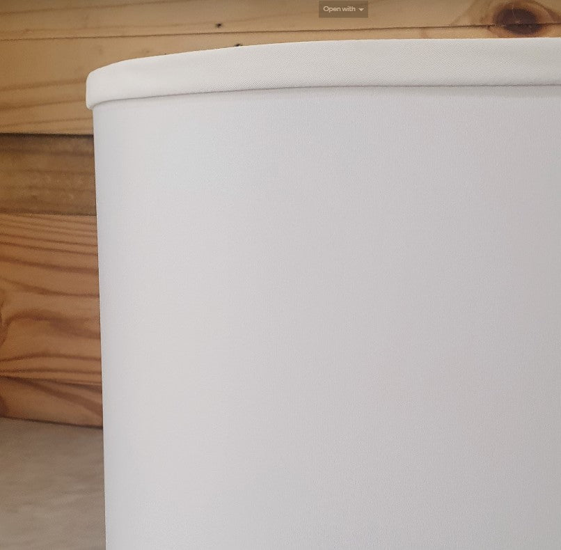 Retro Drum Shade - Off White