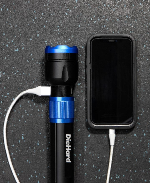 Rechargeable Flashlight - Blue