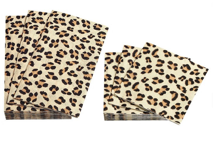 Leopard Napkin - Natural