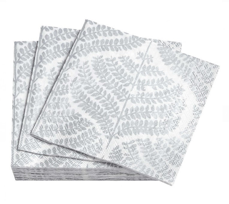 Flora Napkin - Silver