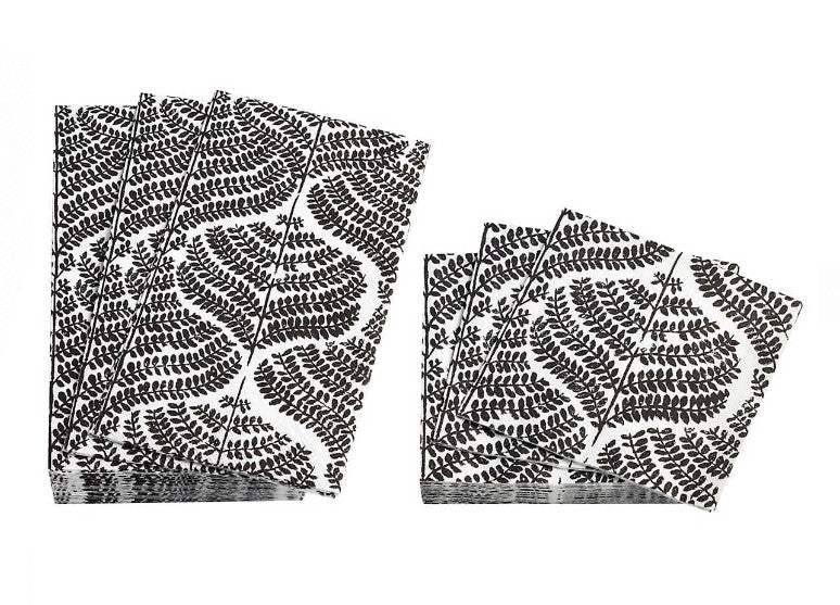 Flora Napkin - Black