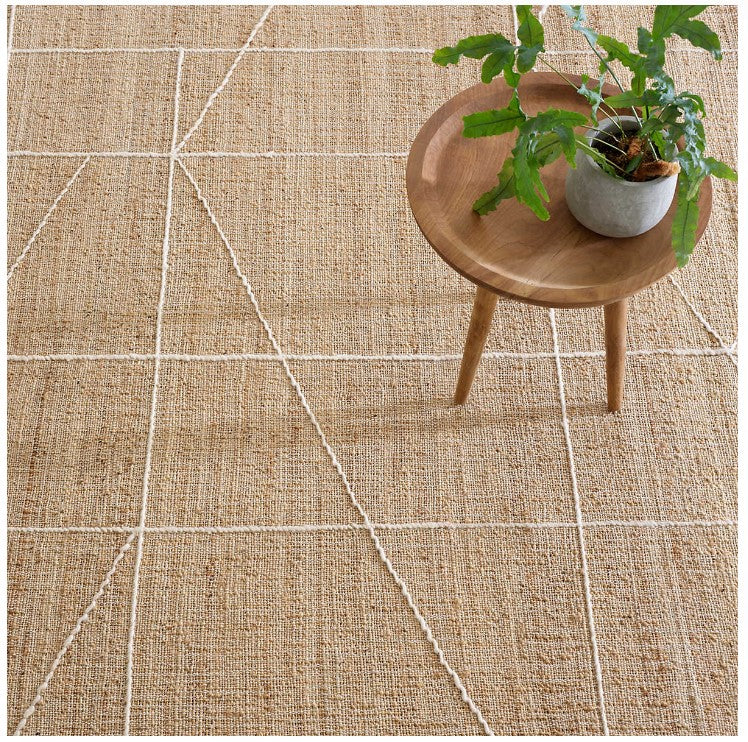 Judson Natural/Ivory Woven Jute Rug