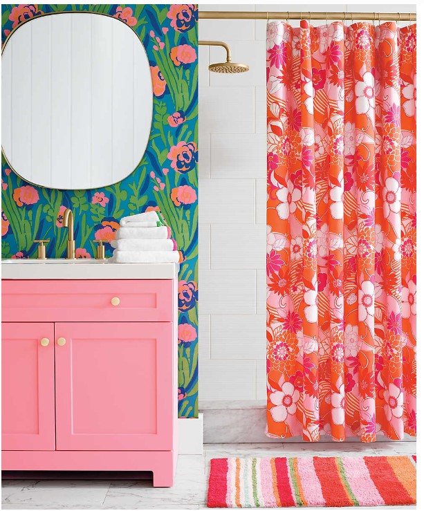 Carnival Stripe Bath Rug