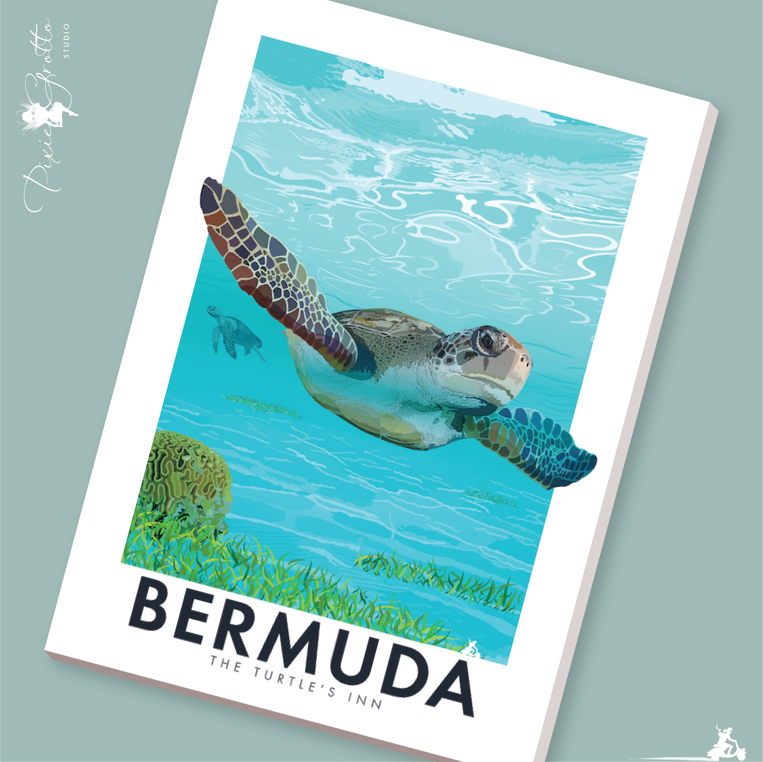 17x11" The Turtle's Inn Poster