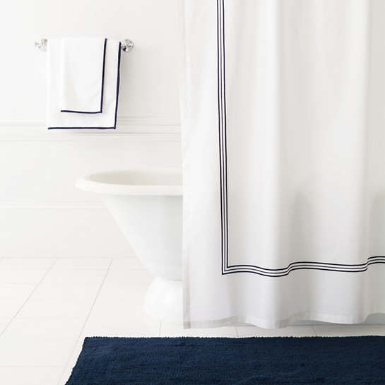 Trio Indigo Shower Curtain