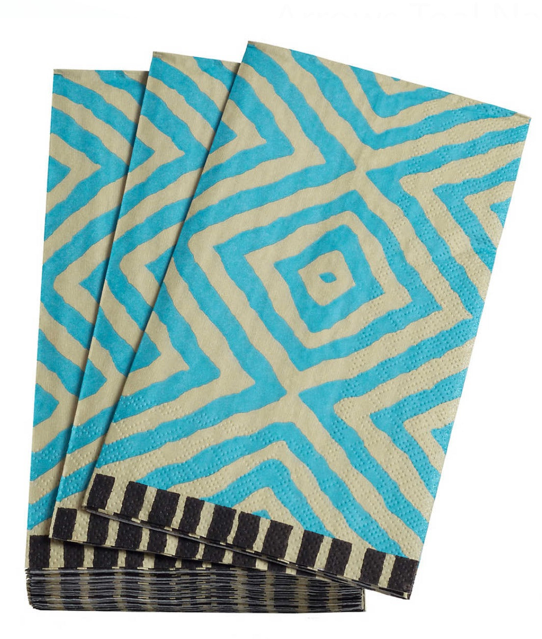 Arrows Teal Napkin - Guest