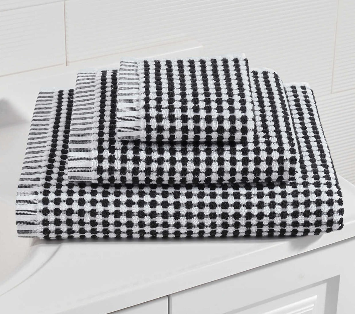Ceylon Bath Towel - Black