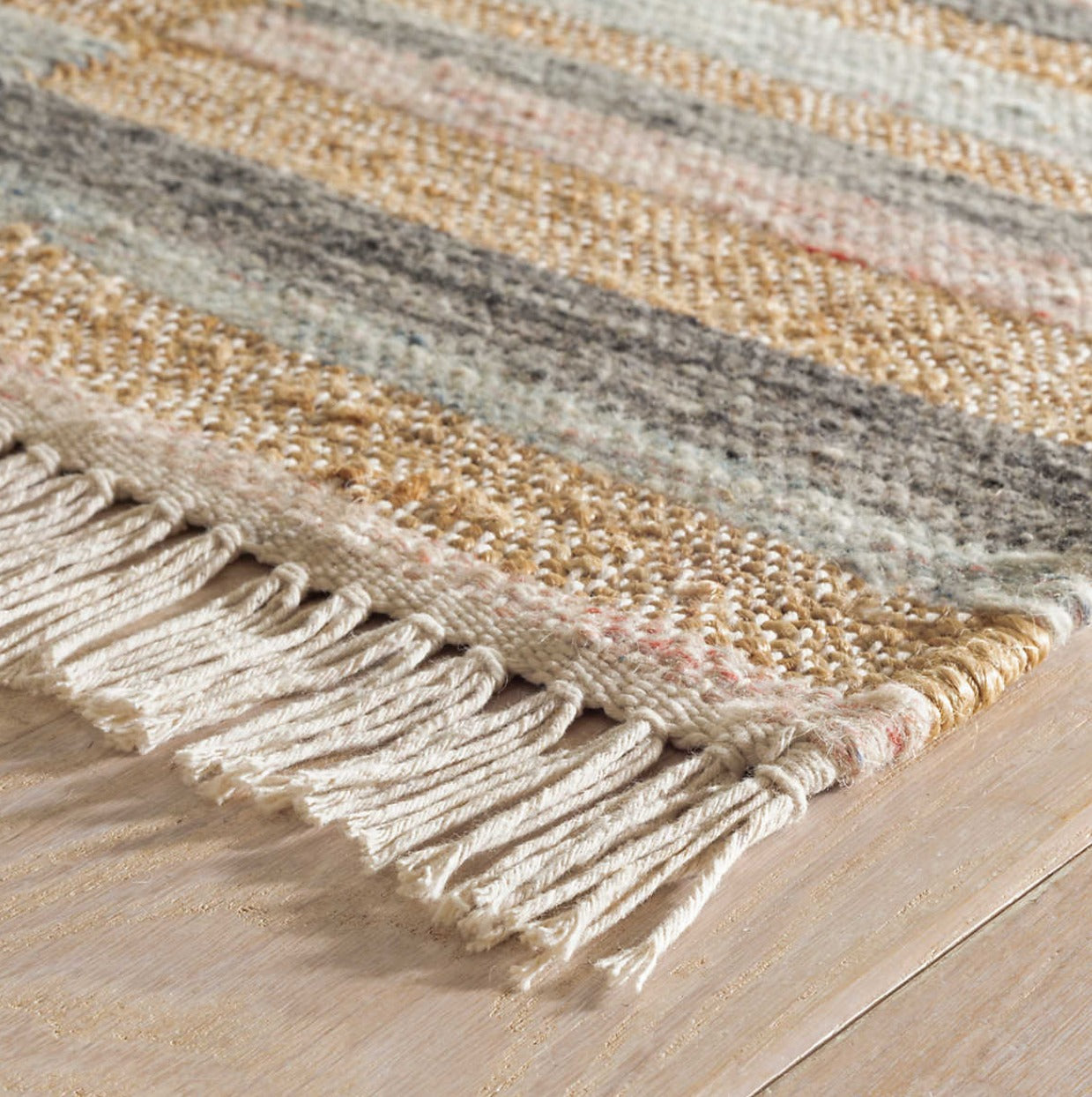 Ravel Stripe Blue Rug - 2x3