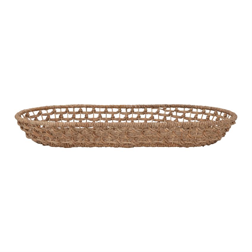 Seagrass & Metal Basket - Natural
