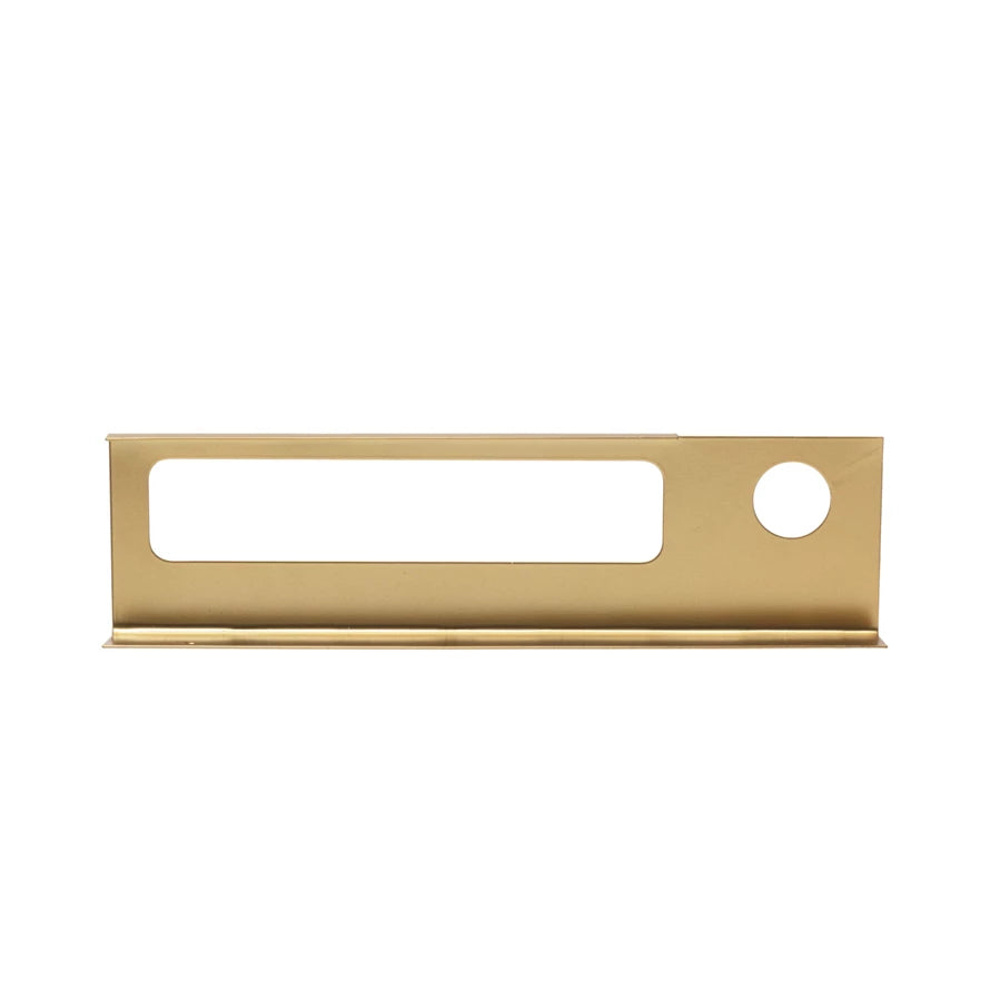 11" Wall Rack w/ Opener - Gold
