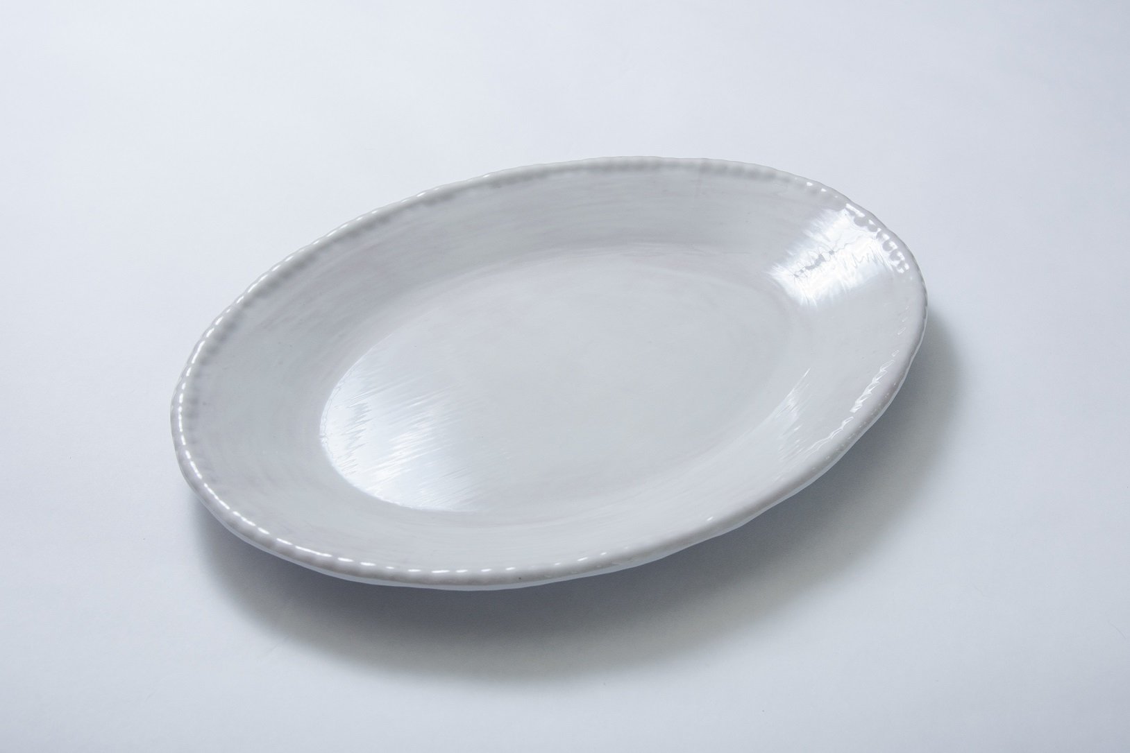 Beaded Serving Oval