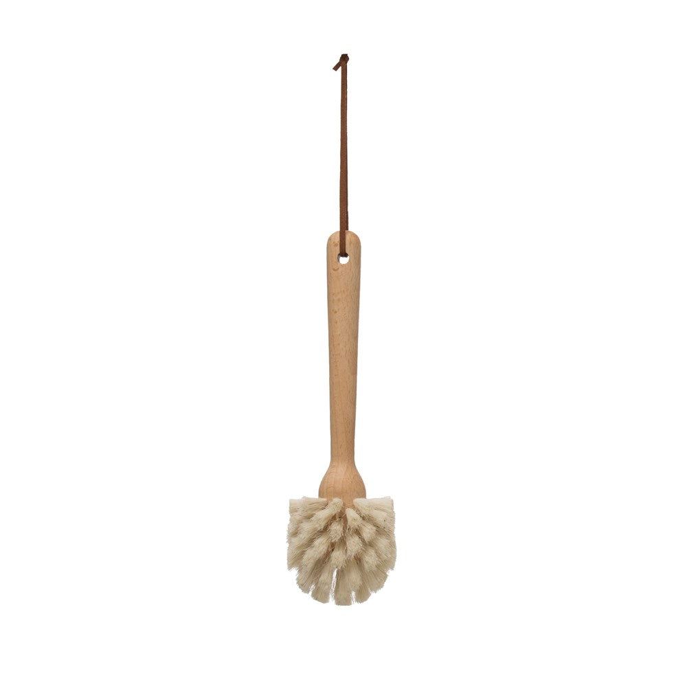 Beech Wood Dish Brush w/ Strap