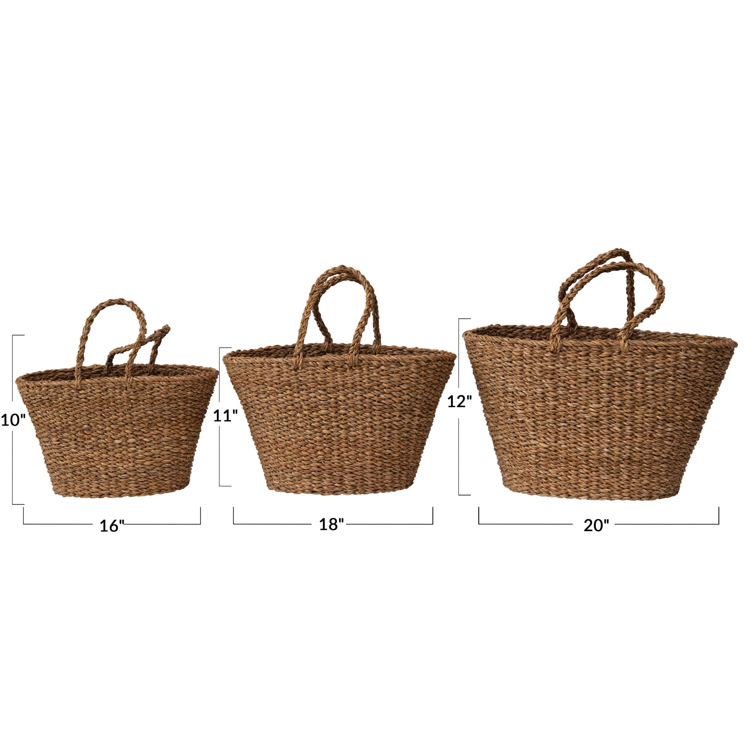 Hand-Woven Totes w/ Handles