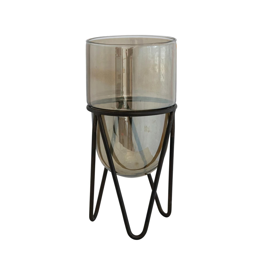Iridescent Holder w/ Stand - B