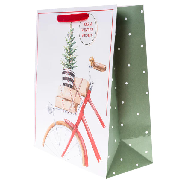 Bike & Presents Large Gift Bag