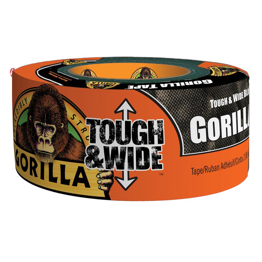 Gorilla Tough & Wide Tape - Black 30Yds