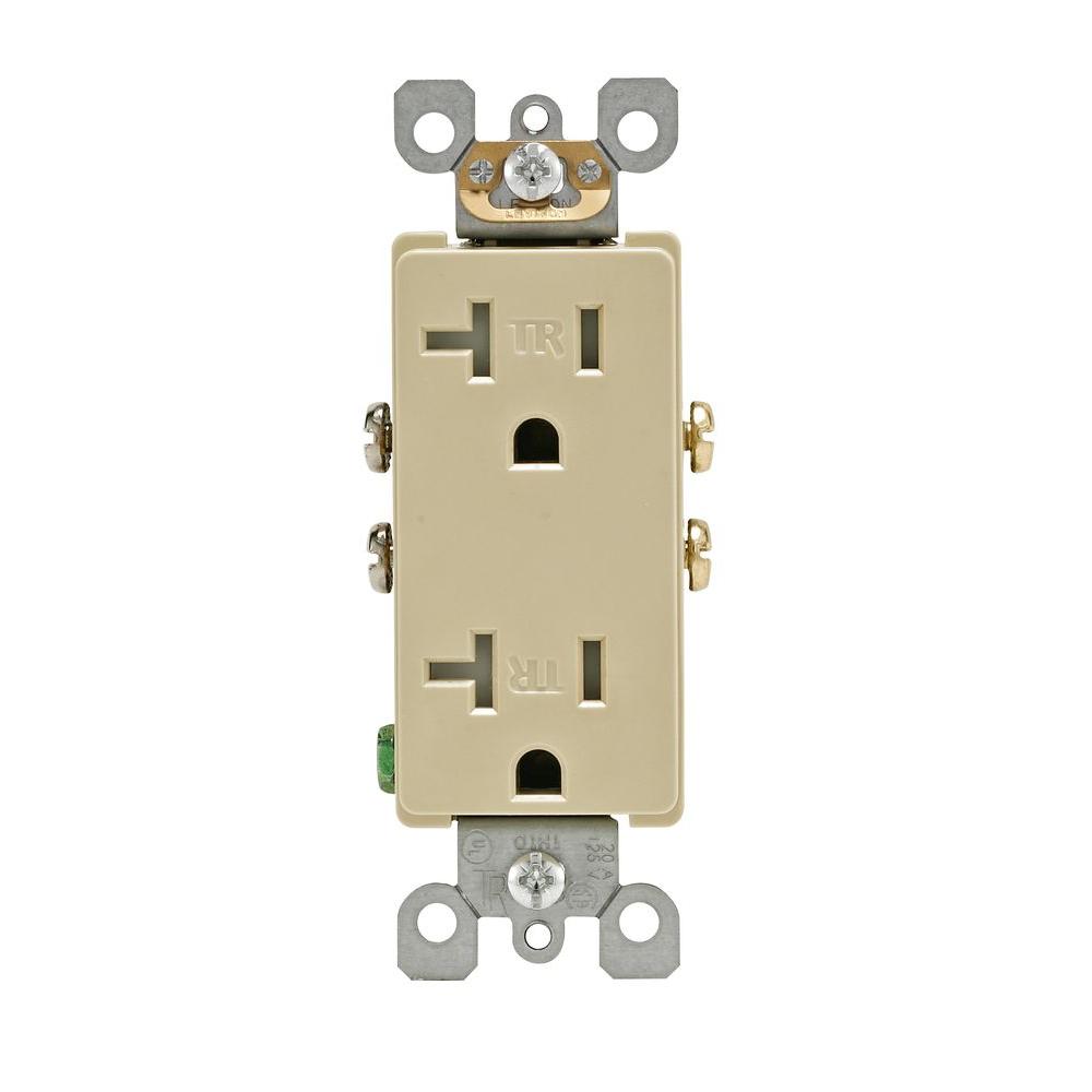 20A Tamper-Resistant Decora Duplex Receptacle