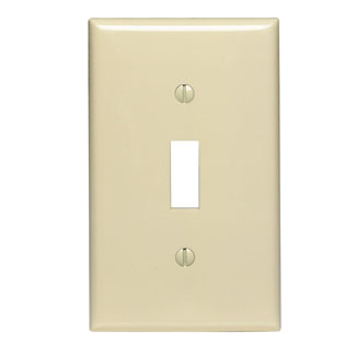 Ivory Toggle Switch Plates