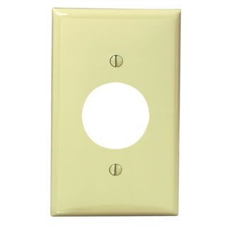 1G Single Receptacle Plate