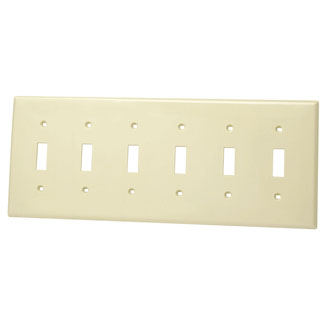 Ivory Toggle Switch Plates