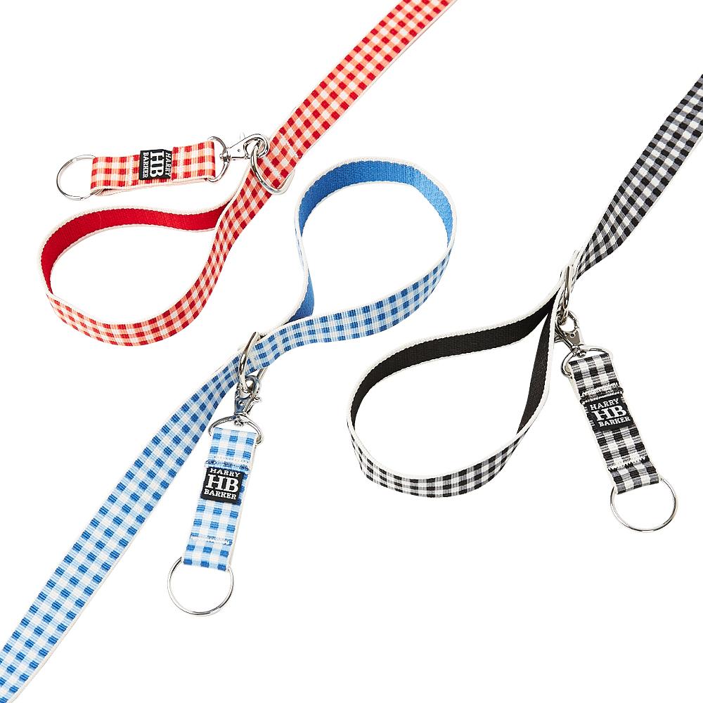 Farmhouse Check Leash - Multiple Colors / Sizes