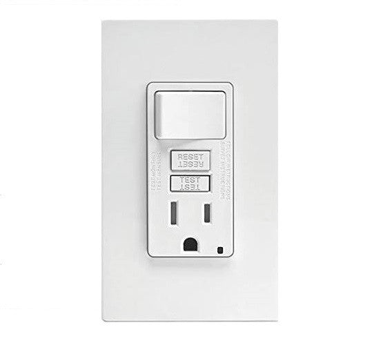 15A Combo Switch/GFI Tamper-Resistant Receptacle