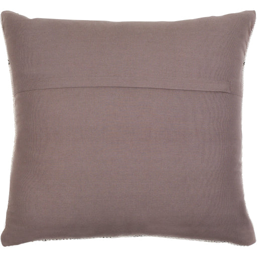 22" Lewis Pillow - Taupe/Black