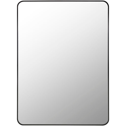 Aranya Black Square Mirror