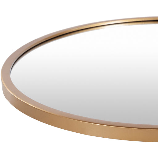 Carmen Round Mirror Gold - two sizes