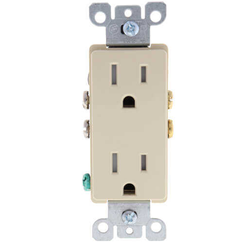 15A Tamper-Resistant Decora Duplex Receptacle