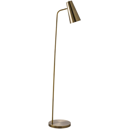 66" Tanner Floor Lamp - Brass