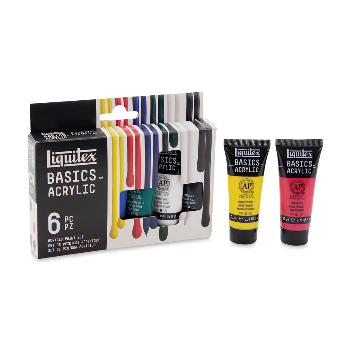 LQ Basic Acrylic, St/6x22ml
