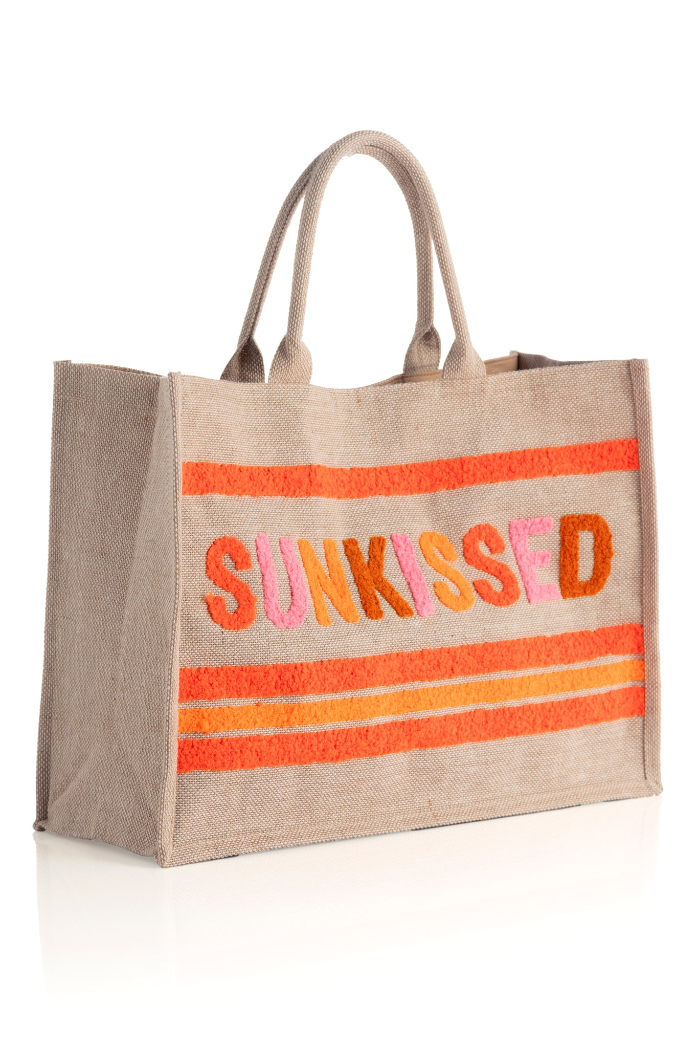 Natural Beach Bag - Sunkissed