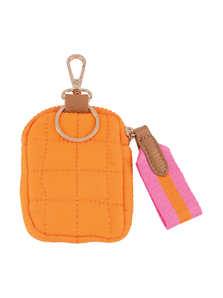 Ezra Quilted Clip On Pouch - O