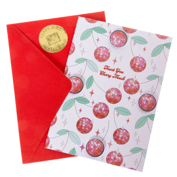 Disco Cherries Thank U Card